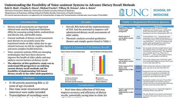 Understanding the Feasibility of Voice-assistant Systems to Advance Dietary Recall Methods