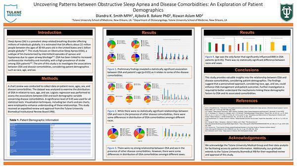 Uncovering Patterns between Obstructive Sleep Apnea and Disease Comorbidities: An Exploration of Patient Demographics