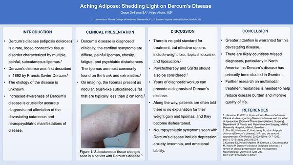 Aching Adipose: Shedding Light on Dercum’s Disease