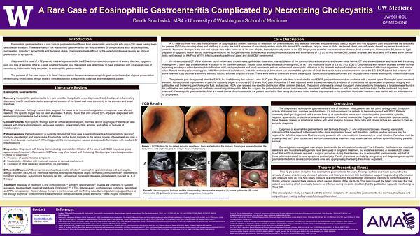 A Rare Case of Eosinophilic Gastroenteritis Complicated by Necrotizing Cholecystitis