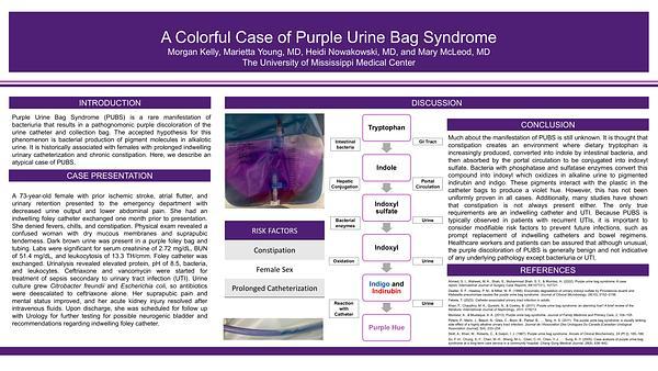 A Colorful Case of Purple Urine Bag Syndrome