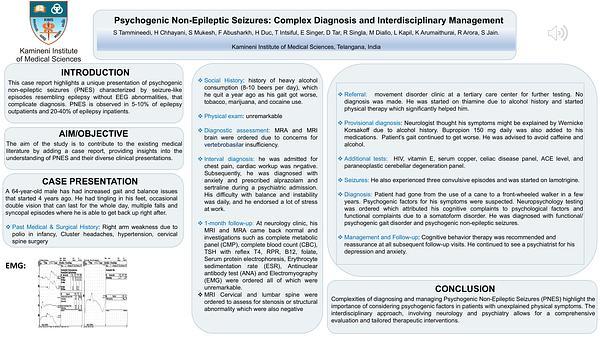 Psychogenic Non-Epileptic seizures: Complex diagnosis and Interdisciplinary Management
