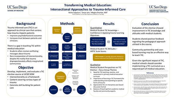 Transforming Medical Education: 
Intersectional Approaches to Trauma-Informed Care