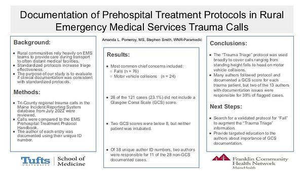 Documentation of Prehospital Treatment Protocols in Emergency Medical Services Trauma Calls
