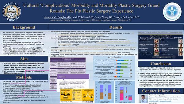 Cultural ‘Complications’ Morbidity and Mortality Plastic Surgery Grand Rounds: The Pitt Plastic Surgery Experience
