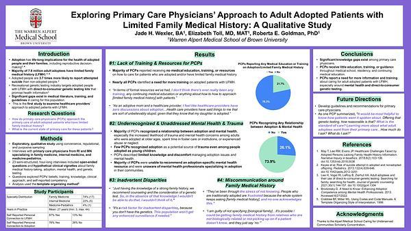 Exploring Primary Care Physicians’ Approach to Adult Adopted Patients with Limited Family Medical History: A Qualitative Study