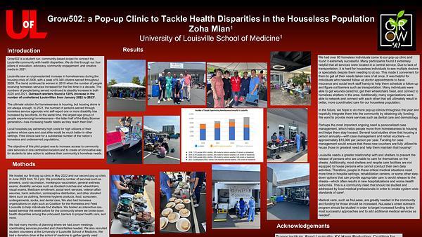 Grow502: a Pop-up Clinic to Tackle Health Disparities in the Houseless Population