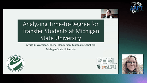 Analyzing Time-to-Degree for Transfer Students at Michigan State University