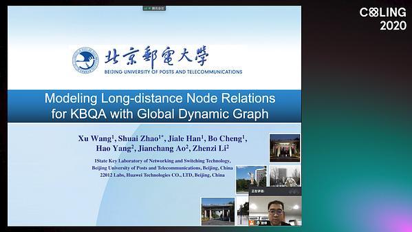 Modeling Long-distance Node Relations for KBQA with Global Dynamic Graph