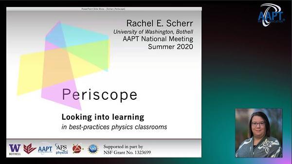 Periscope: Looking into learning in best-practices physics classrooms