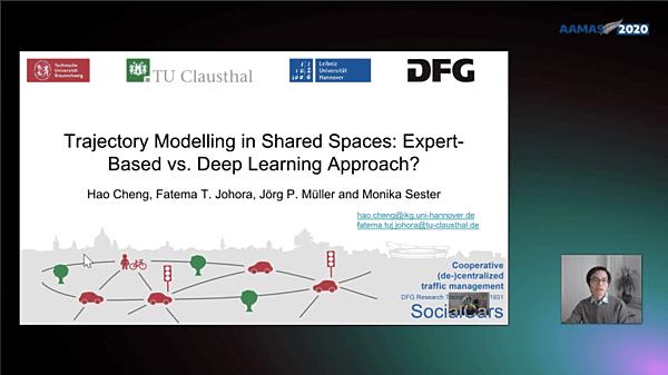 Trajectory Modelling in Shared Spaces: Expert-Based vs. Deep Learning Approach?