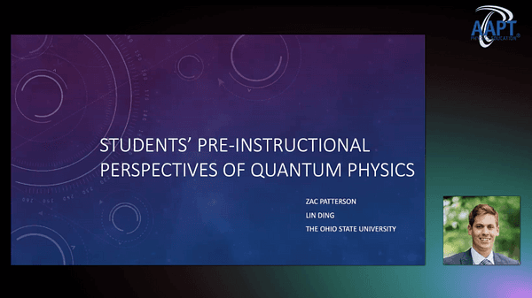 Students' Pre-Instructional Perspectives of Quantum Physics