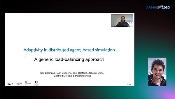 Adaptivity in distributed agent-based simulation
