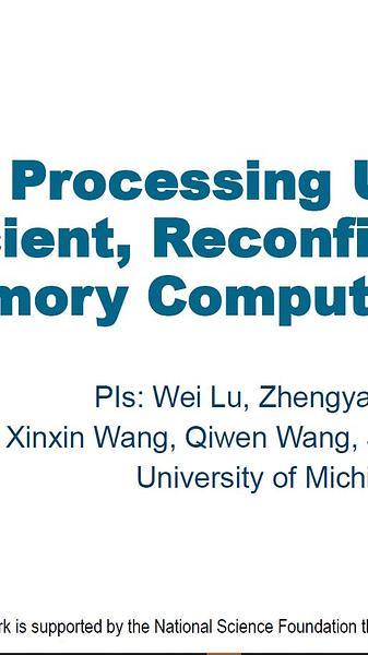 Memory Processing Unit (MPU) - An Efficient, Reconfigurable In-memory Computing Fabric