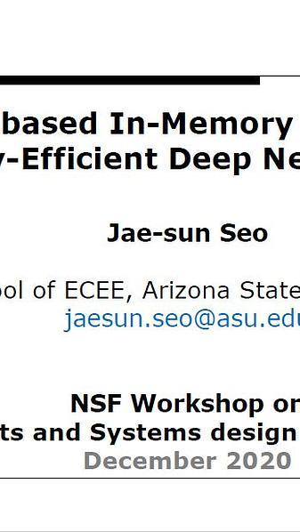 SRAM-based In-Memory Computing for Energy-Efficient Deep Neural Networks