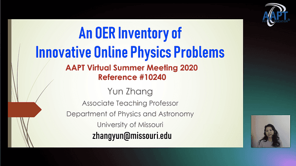 An OER Inventory of Innovative Online Physics Problems