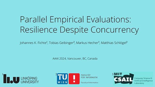 Parallel Empirical Evaluations: Resilience despite Concurrency
