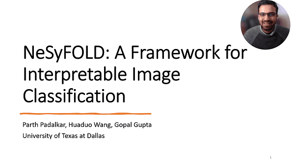 NeSyFOLD: A Framework for Interpretable Image Classification