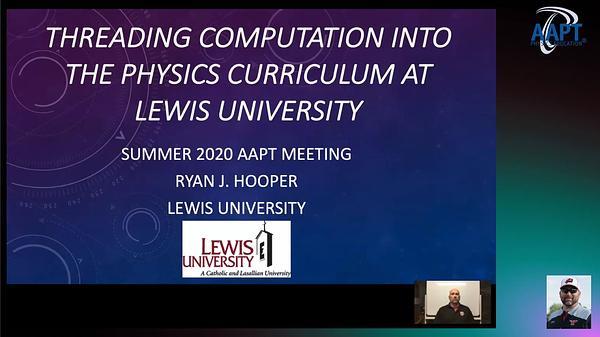 Threading Computation into the Physics Curriculum at Lewis University