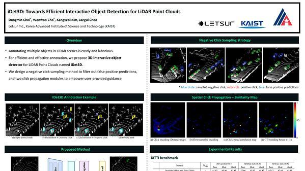 iDet3D: Towards Efficient Interactive Object Detection for LiDAR Point Clouds