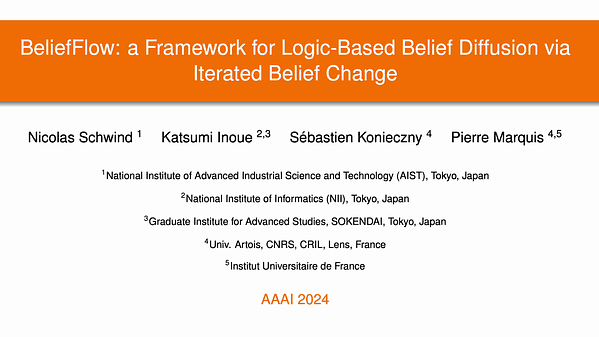 BeliefFlow: A Framework for Logic-Based Belief Diffusion via Iterated Belief Change | VIDEO