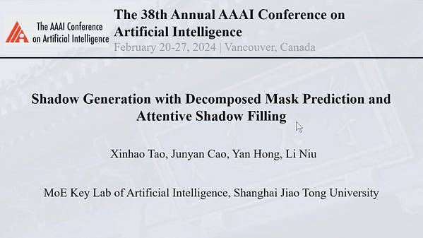 Shadow Generation with Decomposed Mask Prediction and Attentive Shadow Filling