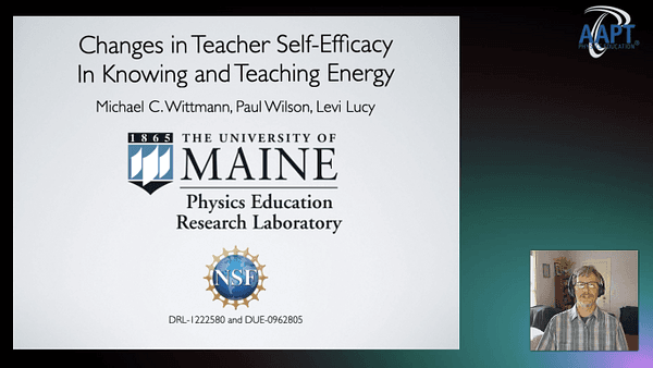 Changes in Teacher Self-Efficacy In Knowing and Teaching Energy