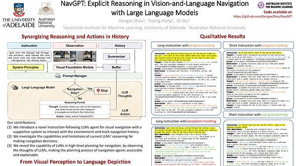 NavGPT: Explicit Reasoning in Vision-and-Language Navigation with Large Language Models