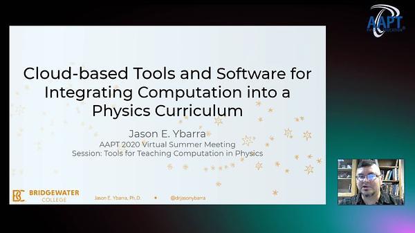 Cloud-based Tools and Software for Integrating Computation into a Physics Curriculum