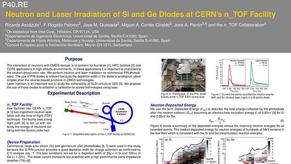 Neutron and Laser Irradiation of Si and Ge Diodes