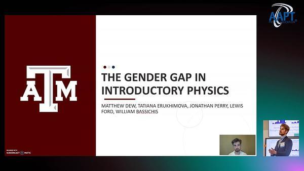 Instructor and Student Gender's Effect on Performance in Introductory Courses