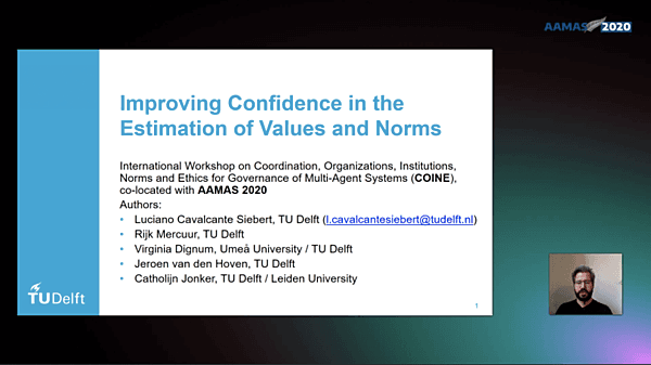 Improving Confidence in the Estimation of Values and Norms