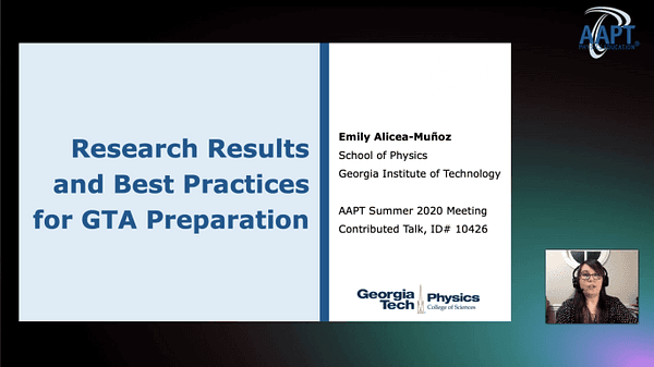 Research Results and Best Practices for GTA Preparation